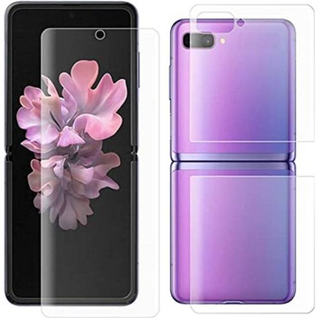 Screen protector for samsung z flip 4 5g 360 protection anti shock tpu film
