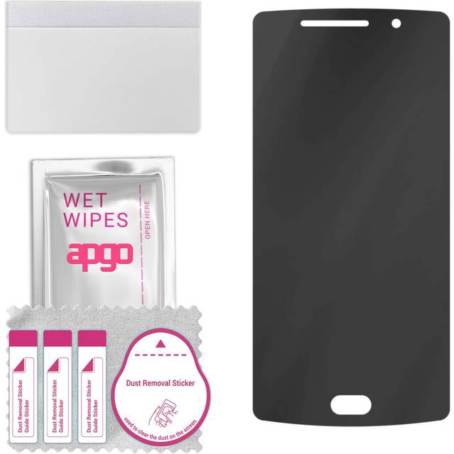 apgo Privacy Matte Hybrid protective glass compatible with Doogee BL7000, flexible nano glass, great replacement for tempered glass, scratch-resistant