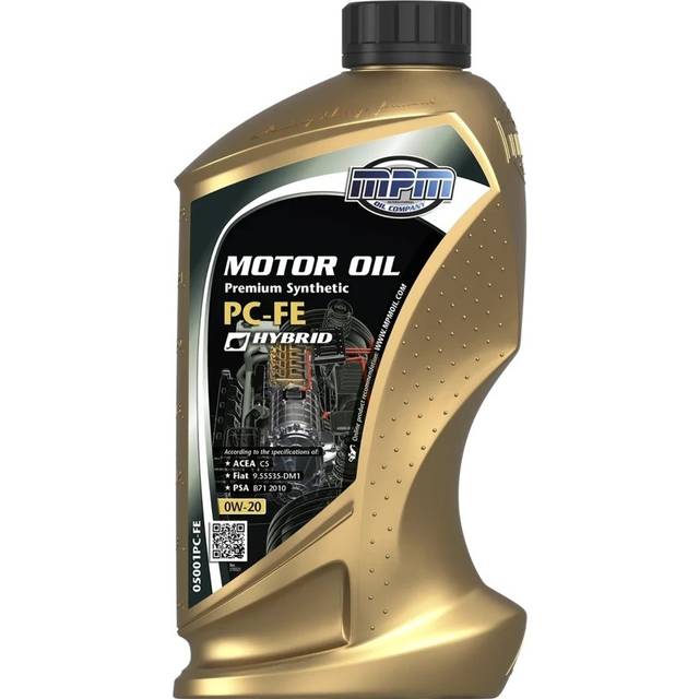 Mpm Pc-Fe PREMIUM SYNTHETIC 0W-20 1l Motorolja 05001PC-FE BMW: 3 Touring, 1 Hatchback, 3 Sedan, TOYOTA: Avensis III Kombi, Yaris III Hatchback, Verso