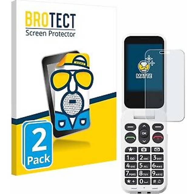 2x anti glare screen protector for doro leva l20 matte protection film