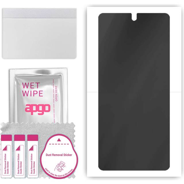 apgo Hydrogel Privacy Matte Screen Protector for Samsung Galaxy Note 10 Lite, Anti Spy, Hydrogel Film, Flexible, Soft TPU with positioning layer easy