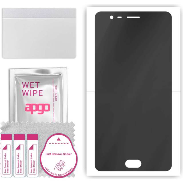 apgo Hydrogel Privacy Matte Screen Protector for OnePlus 3T, Anti Spy, Hydrogel Film, Flexible, Soft TPU with positioning layer easy installation