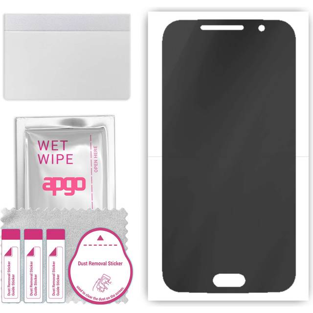 apgo Hydrogel Privacy Matte Screen Protector for Samsung Galaxy S6 G920, Anti Spy, Hydrogel Film, Flexible, Soft TPU with positioning layer easy insta