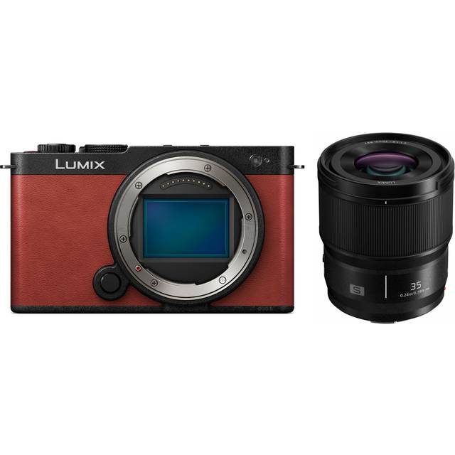 Panasonic Lumix S9 Body Crimson Red + Lumix S 35mm F/1.8 | ✅ 5 years warranty