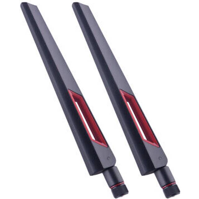 (2-pack) rp-sma male antenna for wifi 2.4ghz 5ghz wireless router or card 2x
