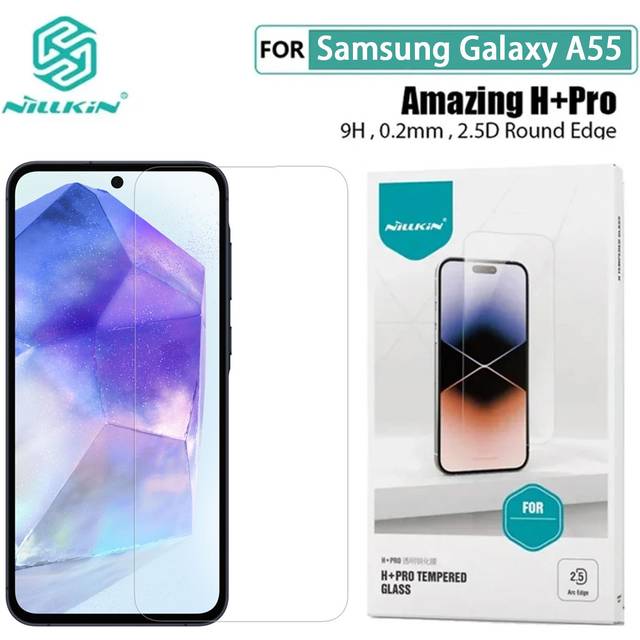 Nillkin For Samsung Galaxy A55 5G Tempered Glass Amazing H+PRO Anti-Explosion 2.5D 9H Screen Protector Film For Samsung A55