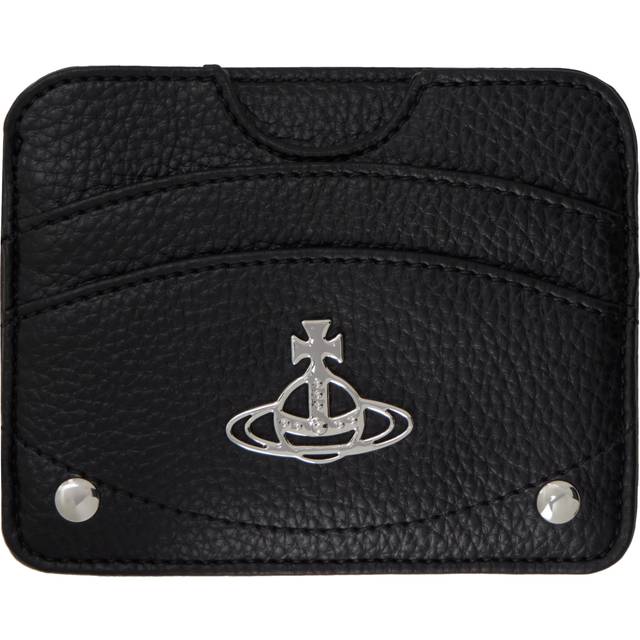 Vivienne Westwood Black Half Moon Flat Card Holder - N403 Black - UNI