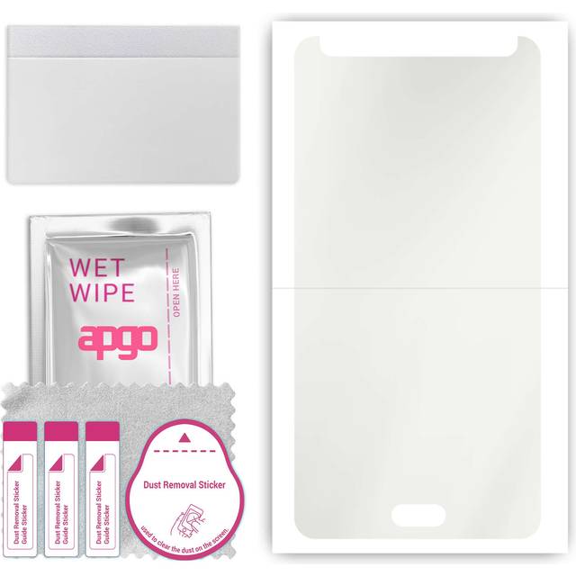 apgo Hydrogel Matte Screen Protector for Xiaomi Mi Note 2, Hydrogel Film, Flexible, Soft TPU with positioning layer easy installation