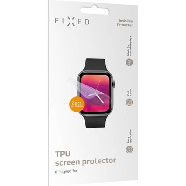 Fixed Apple Watch (38 / SE / 40mm) Invisible Skyddsfilm - 2 st. - Transparent