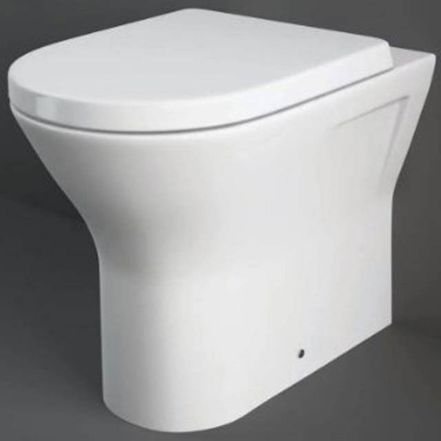 Rak Ceramics - rak Resort Standard Height Rimless Back To Wall Toilet wc Pan, Without Seat