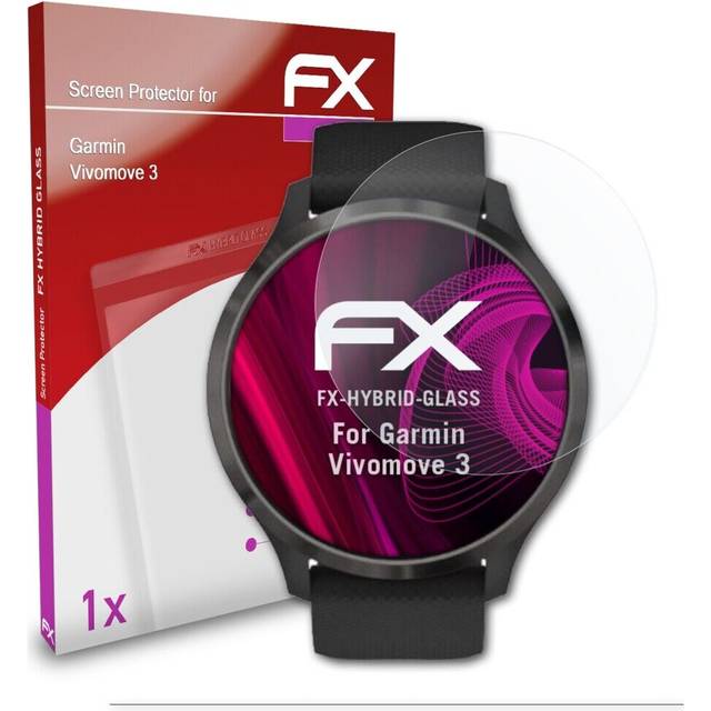 Atfolix Glass Protector For Garmin Vivomove 3 9h Hybrid-glass