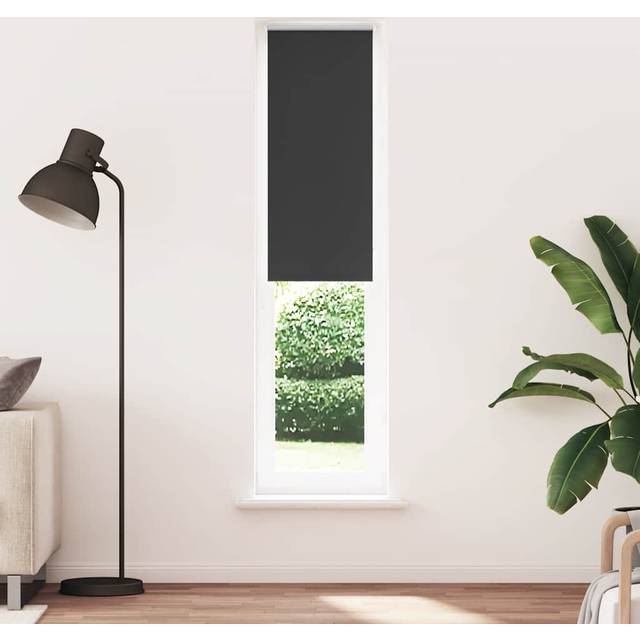 Rullgardin mörkläggning svart 40x230 cm tyg bredd 35,7 cm