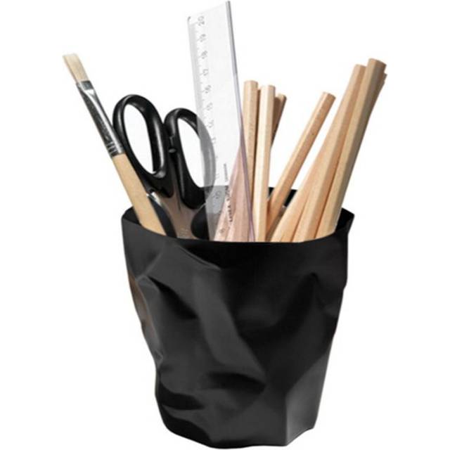 (Black) 3 Color Pen Pencil Pin Gel Pen Ball Piont Pen Desk Organizer Stationery
