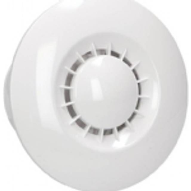 White bathroom ceiling extractor fan 100mm with timer and ball bearing