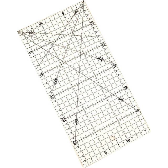 1 Pc 30 * 15 Cm Patchwork Ruler  Quilting Tools High Grade Acrylic Material Transparent Ruler Scale