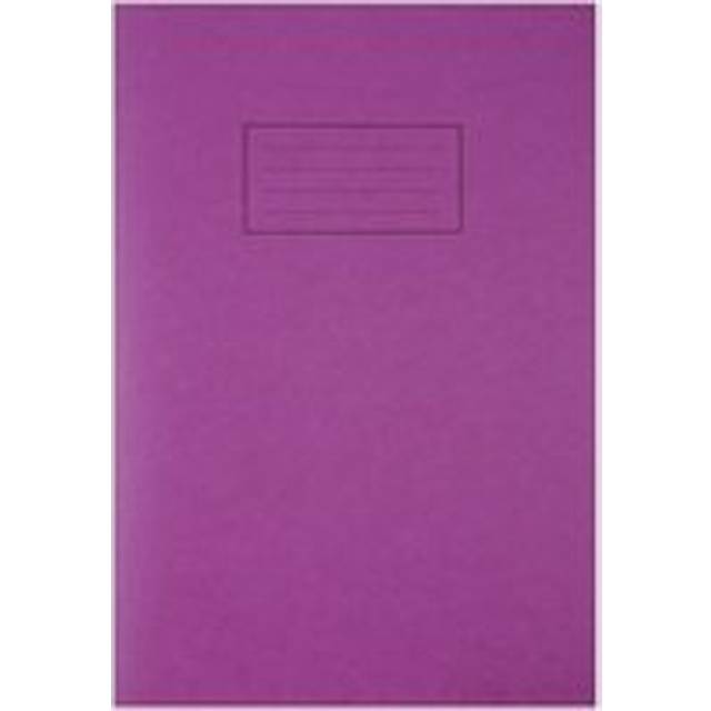 Silvine Tough Shell A4 Feint Ruled With Margin Purple - EX140