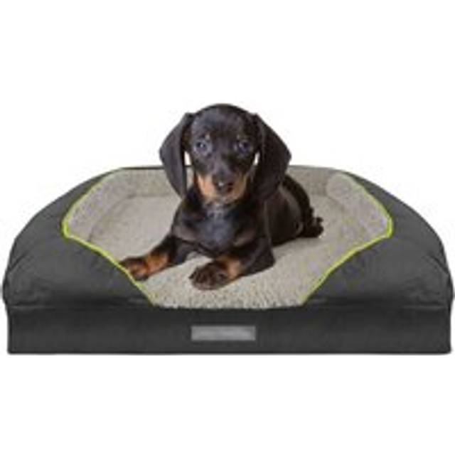 Dreamcatcher Grey Small Dog Bed Orthopaedic Memory Foam 71X58X16Cm, Grey