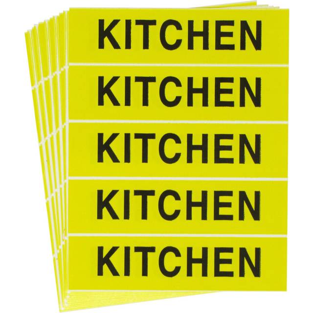 Tag-A-Room Color Coded Moving Box Label (Kitchen)