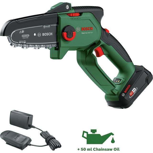 Bosch Garden Easy Chain 18V-15-7 18v Cordless Pruning Chainsaw 1 x 2.5