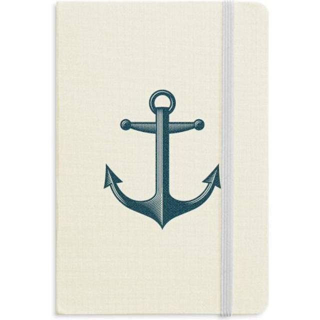 Anchor Droits Adralty Blue Military Ocean Notebook Official Fabric Hard Cover Classic Journal Diary