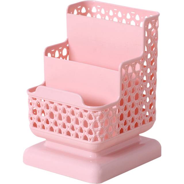 (pink) Organizer Opslag Bureau Opslag Portemonnee Home Office Stand Voor Pennen