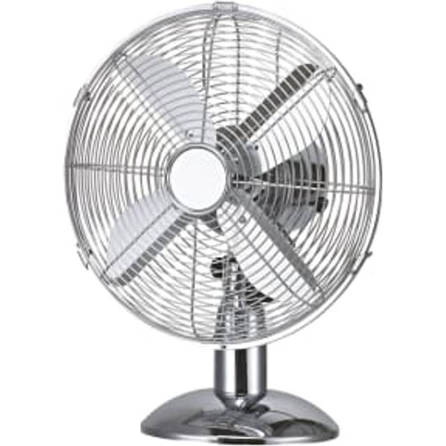 Fine Elements Chrome Desk Fan - 12in