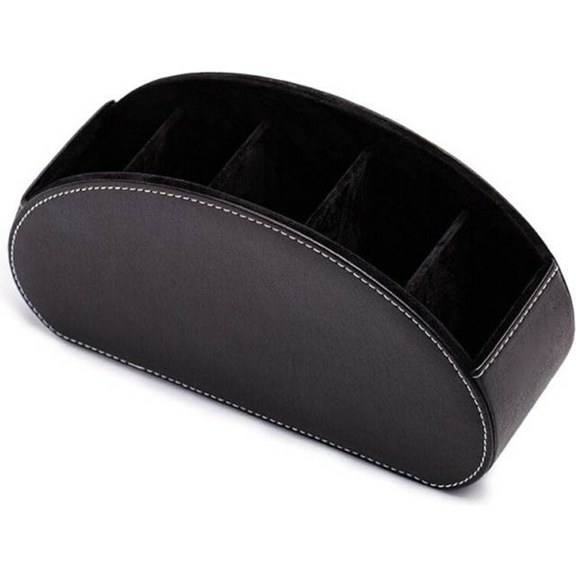 IN STOCK PU Leather Stationery Storage Box Multifunctional Desk Organizer
