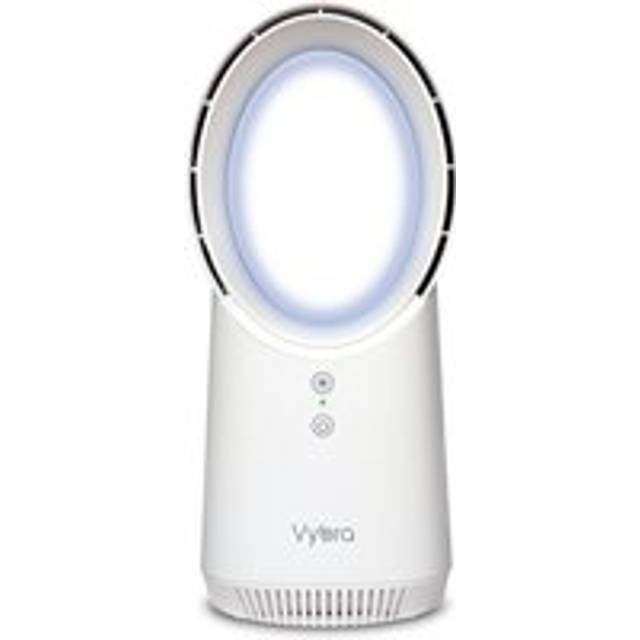 Vybra Solo Rechargeable Bladeless and Cordless Desktop Fan White