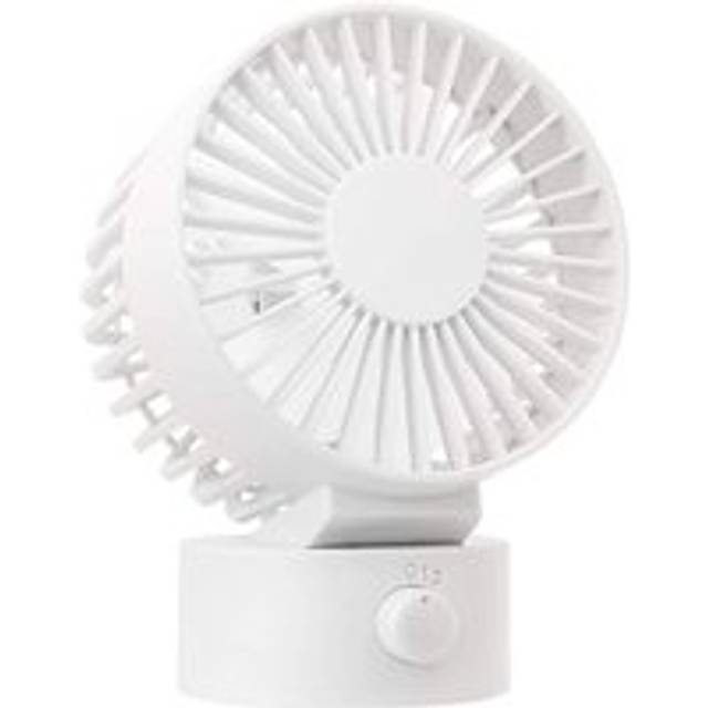 Osqi - Quiet Mini Desk Fan, Personal Portable usb Fan for Office, Home, Office and Bedroom - White