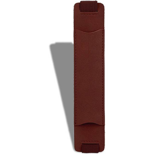 (A4) 8-1.5 Inch Adjustable Elastic Band Pen Holder PU Leather Pen Sleeve Pouch