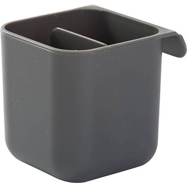 (Square Gray) Creative Pasteable Pc Screen Pen Holder Desktop Storage Boxes Desk Pen