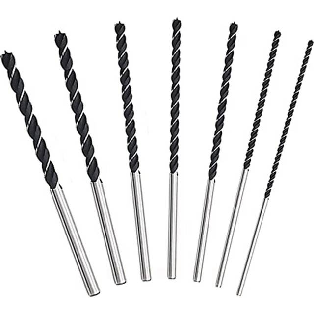 7Pcs Extra Long Wood Drill Bit Set 12 Inch 300mm Drill Bits DIY Woodworking Tool Spiral Drill Extra Long Drill