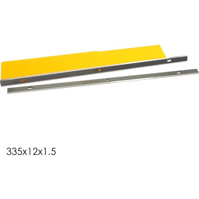 "1 Pair 13"" 335mm HSS Planer Blade 335x12x1.5mm Wood Thicknesser Knife Spare Parts Replacement for Hitachi P13F 1800W"