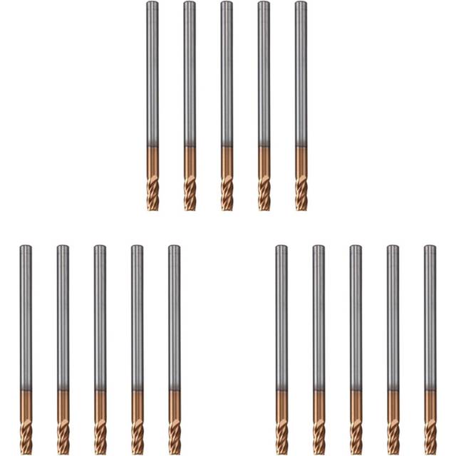 15PCS 3mm Solid Carbide Endmills Endmill D3X8XD4X50L 4Flute Side Milling Slotting Profiling Face Mill Standard Length
