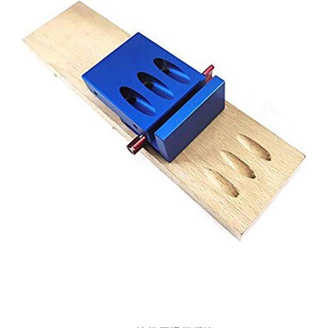 XK-3 3 Holes Pocket Oblique Hole Locator Drill Bit Jig Kit System Mini Style WoodWorking 9.5mm Puncher Joinery Tool Set