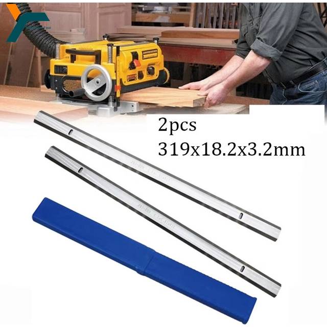 2Pcs 319x18.2x3.2mm Planer Blade Knives HSS Double Edge Wood Cutting Tool For JET JWP-12 COBRA GMC Ryobi AP13 MA1931 CT-340