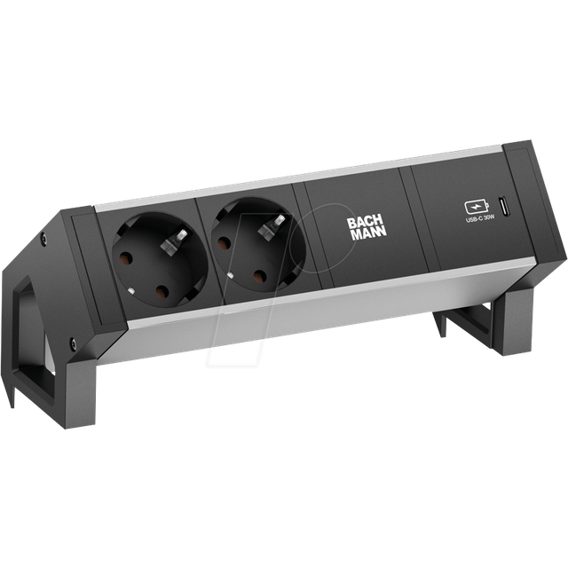 937.302 - Multiple socket aluminium 937.302