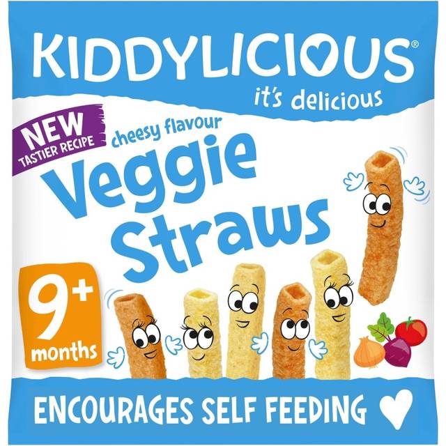 Kiddylicious Cheesy Straws - 12g