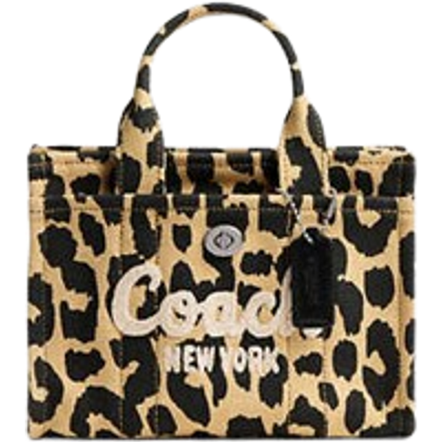 Cargo Tote Bag 20 With Leopard Print