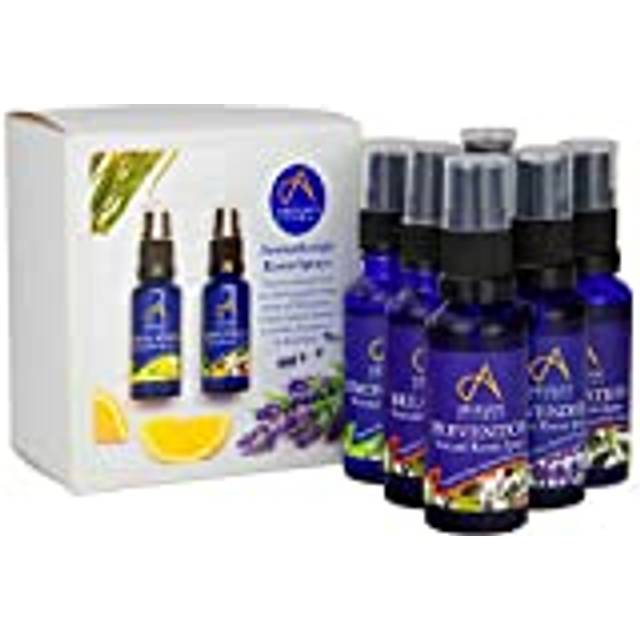 Popular Room Sprays Set â Multi Pack of 6 x 30ml - Includes Breatheasy, Lavender, Lemon, Lemon Myrtle, Prevention and Relaxation Spritzer Room Spray