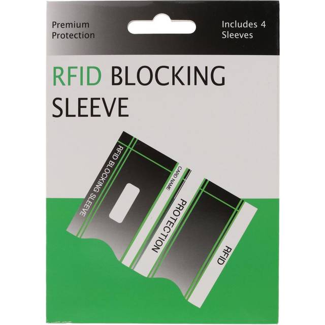 CTM RFID Blocking Card Sleeves (Pack of 4) - Clear one size (one size)