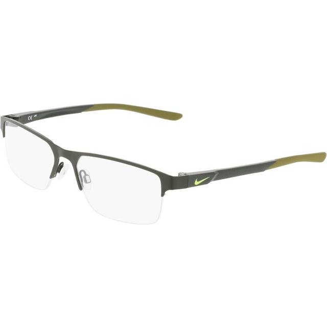 Nike 8159 302 Men's Eyeglasses Green Size 57 (Frame Only) - Blue Light Block Available - Matte Sequoia Green (57)