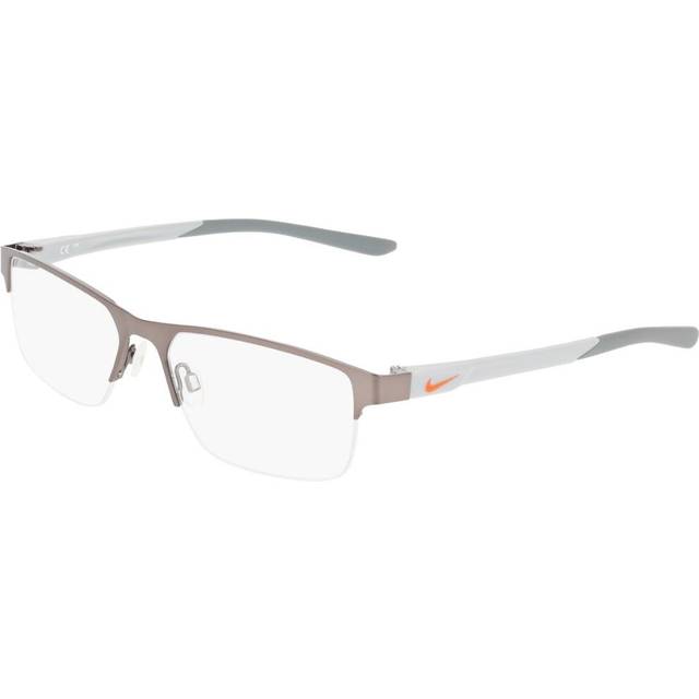 Nike 8159 Eyeglasses 070 Satin Gunmetal / Smoke Grey