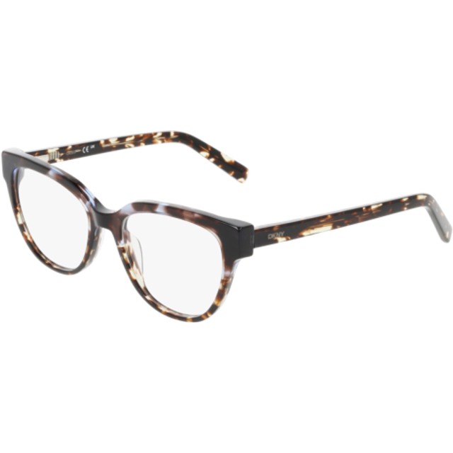 DKNY DK5074 432 Women's Eyeglasses Tortoiseshell Size 51 (Frame Only) - Blue Light Block Available - Amber Tortoise (51)