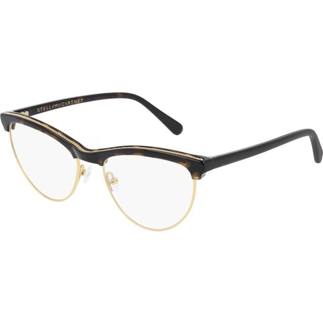Stella McCartney Woman SC0219O 001 Optical frames outlet Metal Havana  Cat Eye