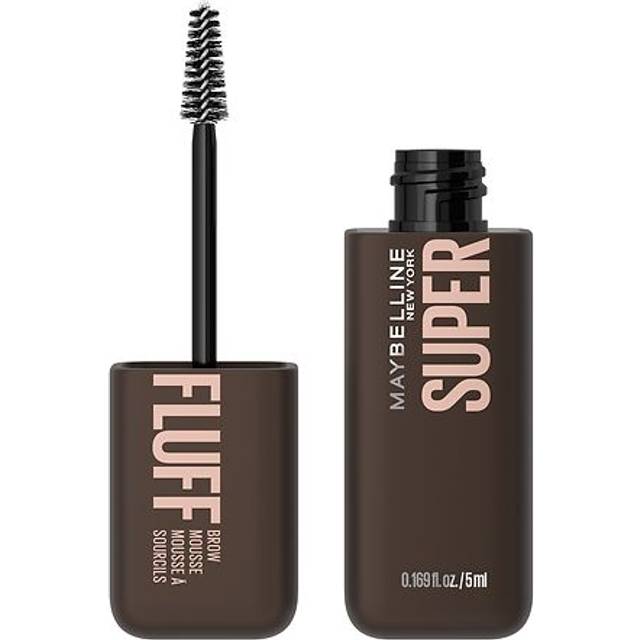 Maybelline Superfluff Volumizing Brow Mousse  All Day Tinted Brow Gel For Soft Full Brows  Black Brown  1 Count