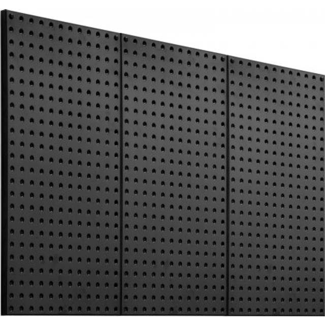 VEVOR Metal Pegboard Panels 3 panels 24" x 12" Wall Organizer for Garage Tool
