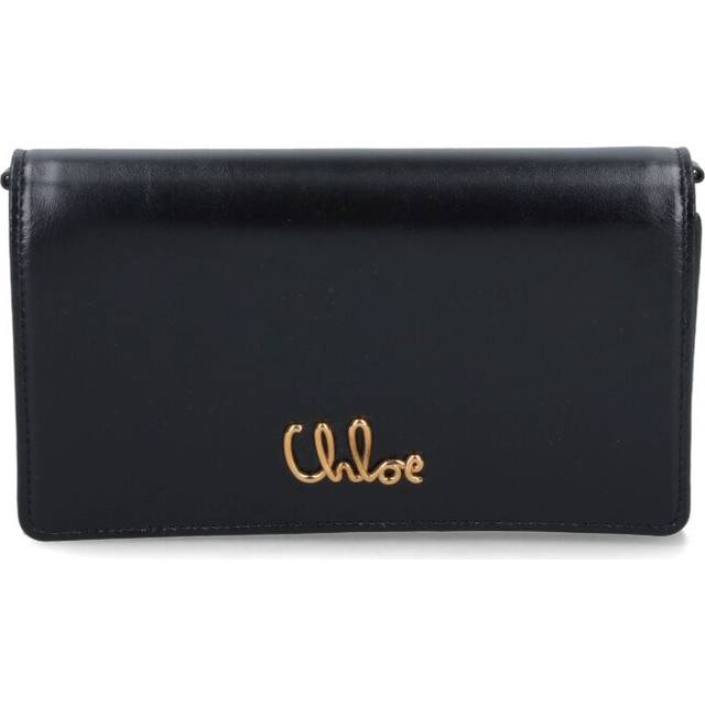 ChloÃ© Women&#39;s ChloÃ¨ Iconic Leather Clutch in Black | Size UNI | CH25SP485O16 (UNI)