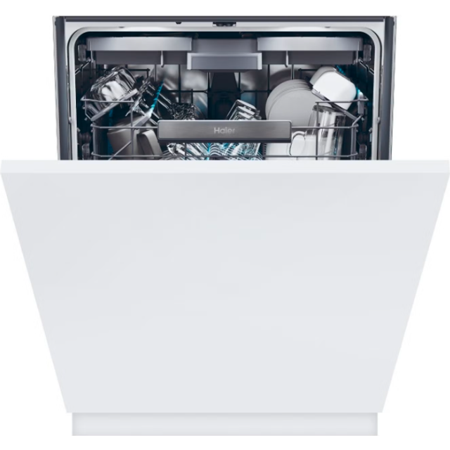 Haier XS 4B4S3FSB-80 60 cm Dishwasher, 14 Place Settings, B Energy