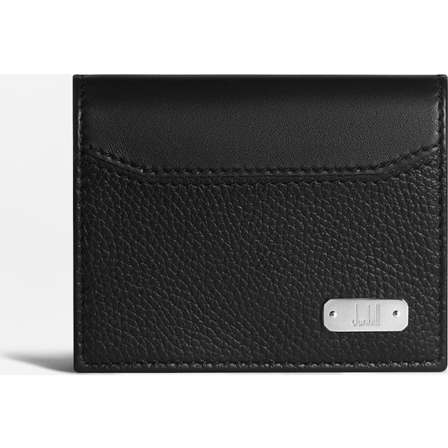 Dunhill 1893 Harness Leather Coin Purse - Black (Size 9.5 x 7.5 x 2 cm)